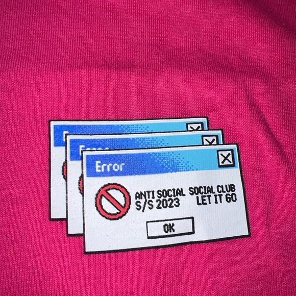 Anti social club T-shirt new with tags - Picture 3 of 5